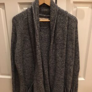 LOFT Blue/Grey Cardigan Shrug